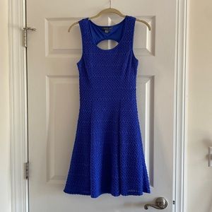 Blue cocktail dress